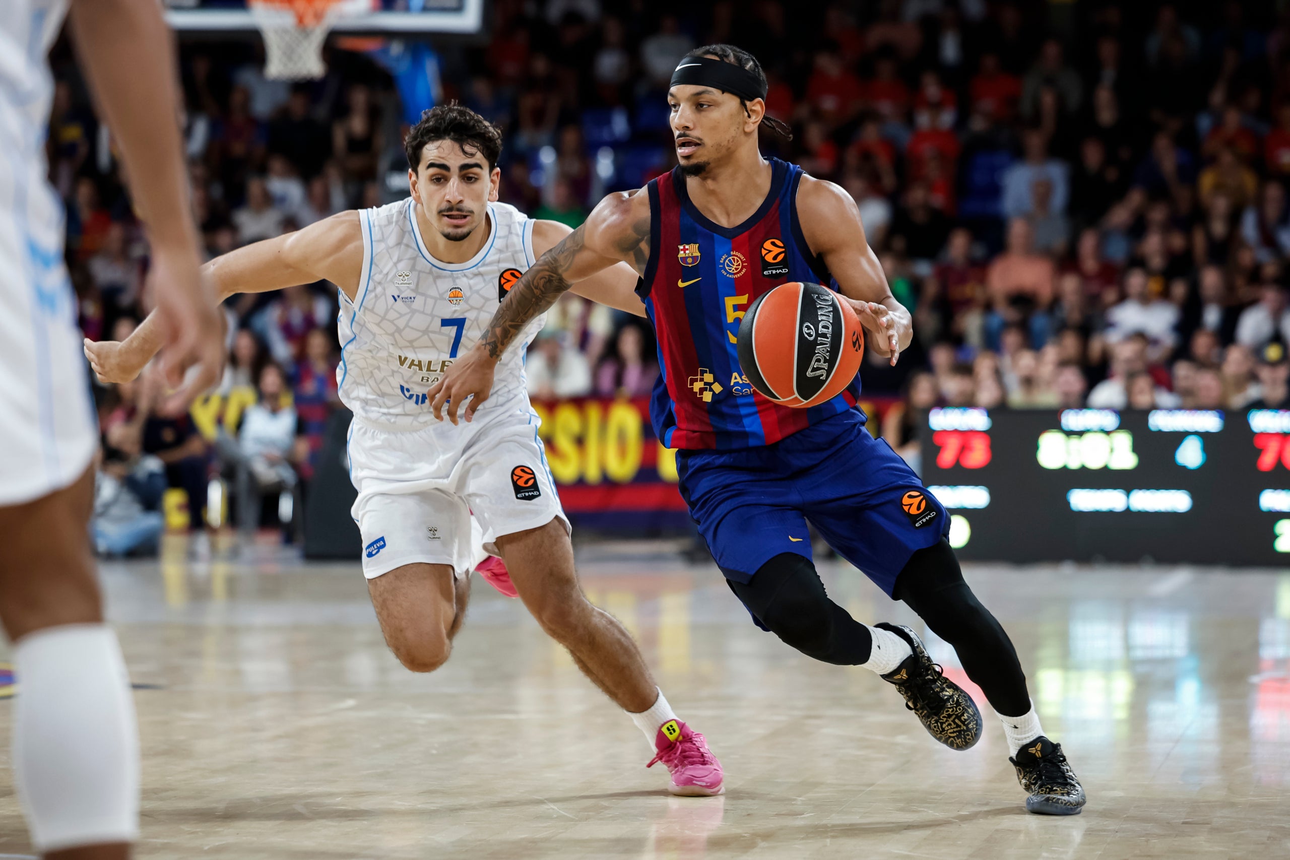 Justin Robinson, clau a la victòria del Barça. | Europa Press
