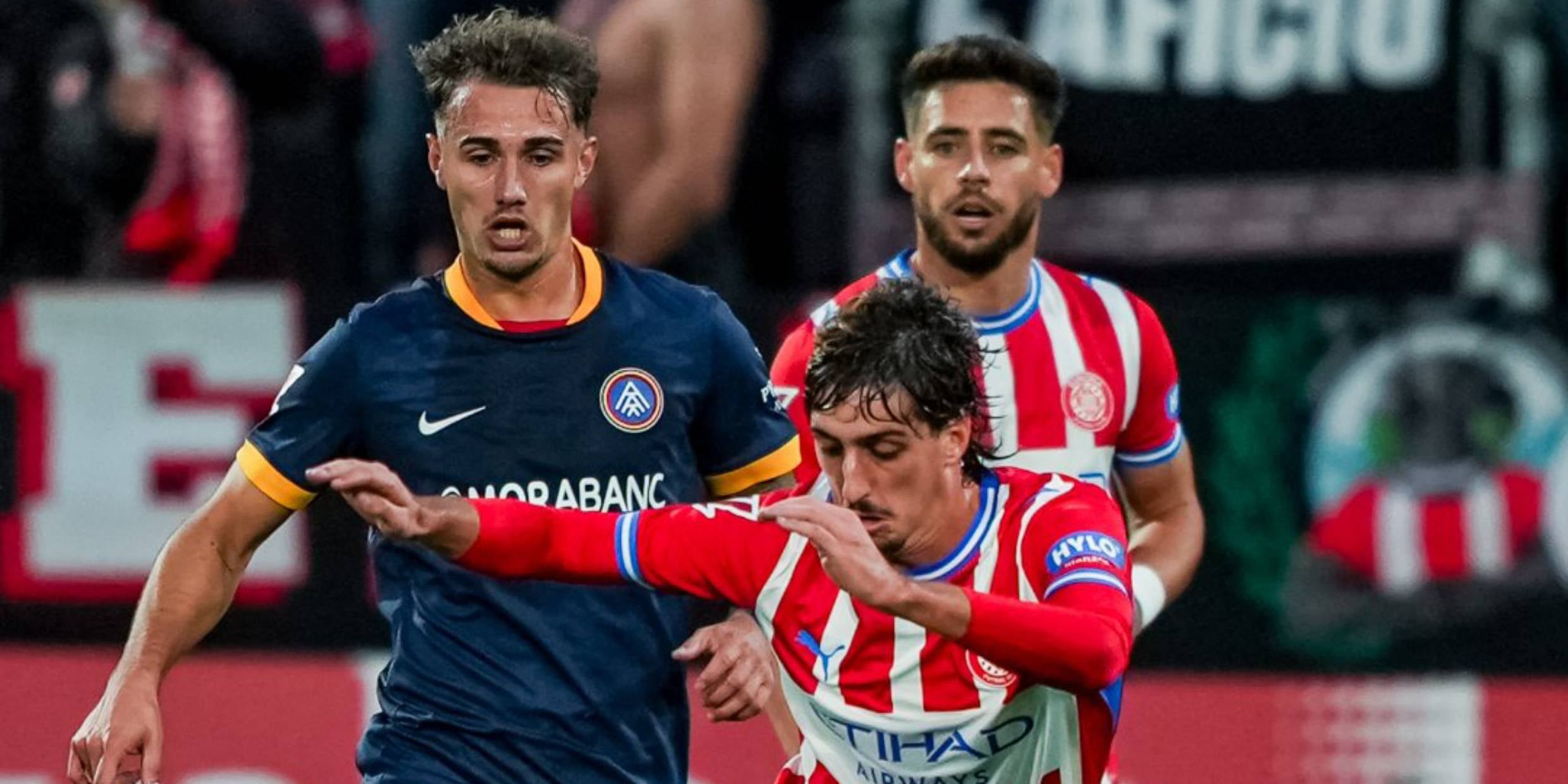 Bryan Gil, autor del primer fol. | Girona FC