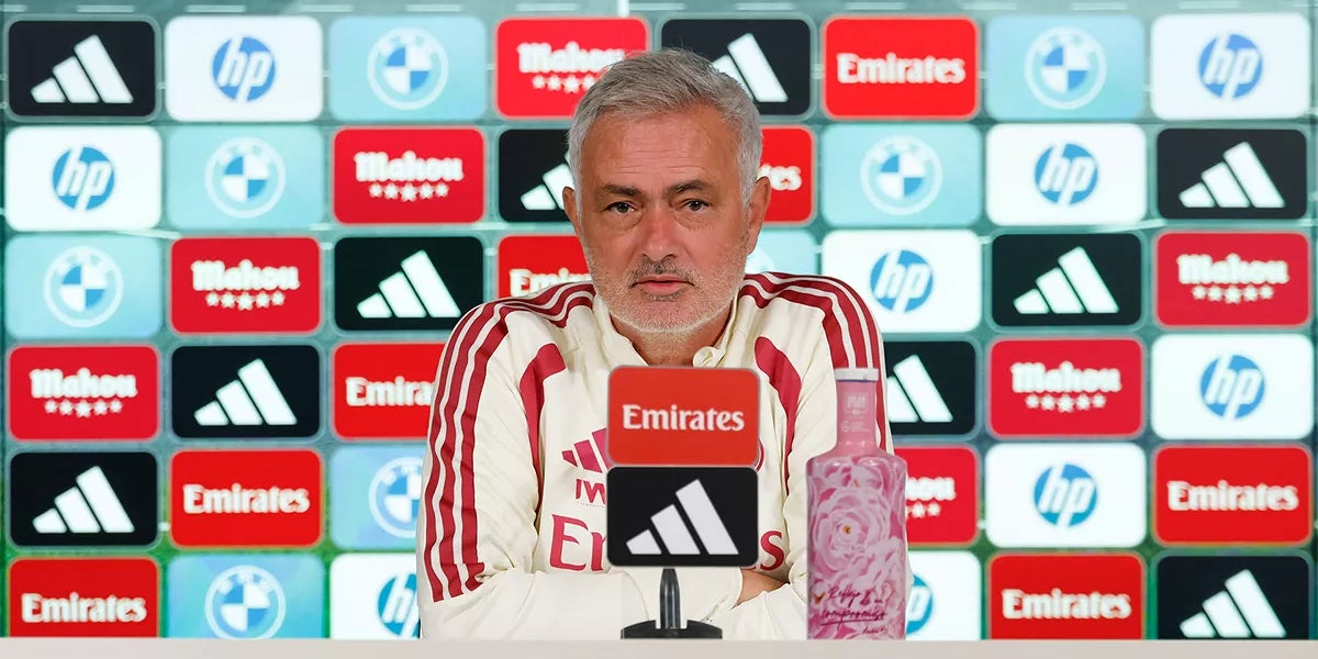 José Mourinho, durant una roda de premsa amb el Madrid | Reial Madrid