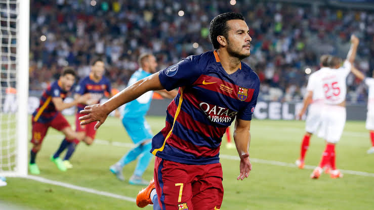 Pedro Rodríguez, celebrant un gol amb el Barça | FC Barcelona