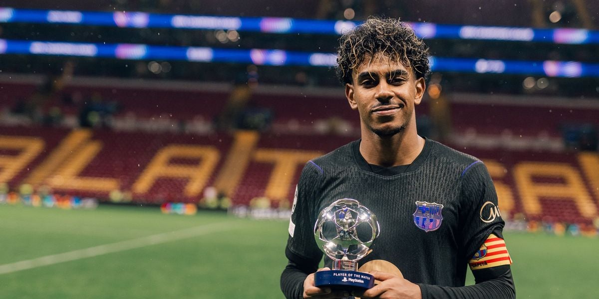 Lamine Yamal, el millor jugador del partit entre el Galatasaray i el Barça de Champions | FC Barcelona