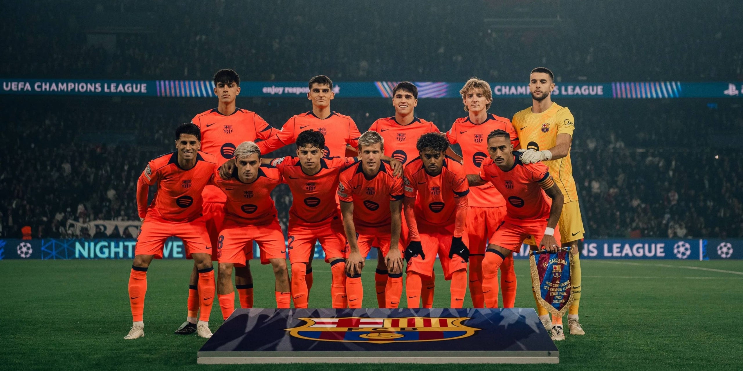 L'onze titular del Barça en el partit contra el PSG | FC Barcelona