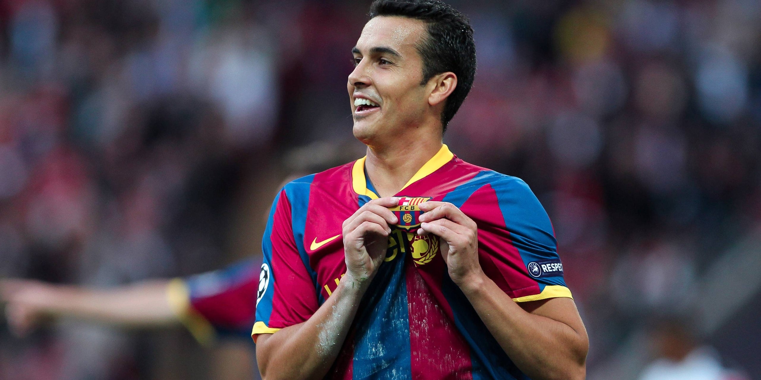 Pedro Rodríguez, celebrant un gol amb el Barça | FC Barcelona